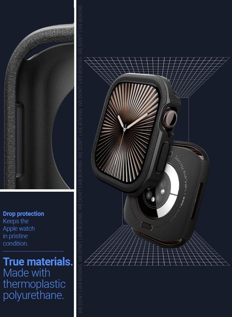 Caseology حافظة فولت لساعات أبل سيريس 10 (46مم) - أسود غير لامع (2024) - Image 4